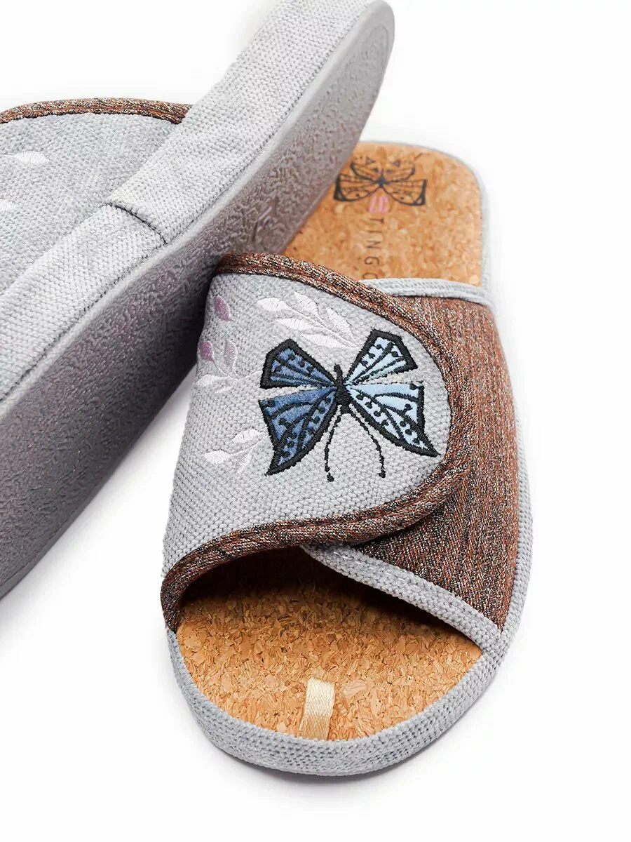 Тапочки женские Tingo 31537 HL серый