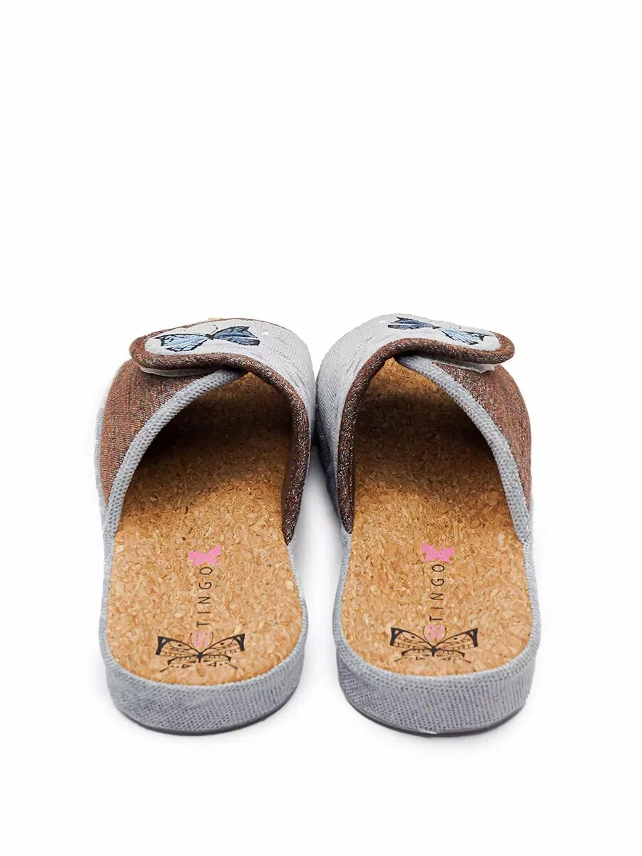 Тапочки женские Tingo 31537 HL серый