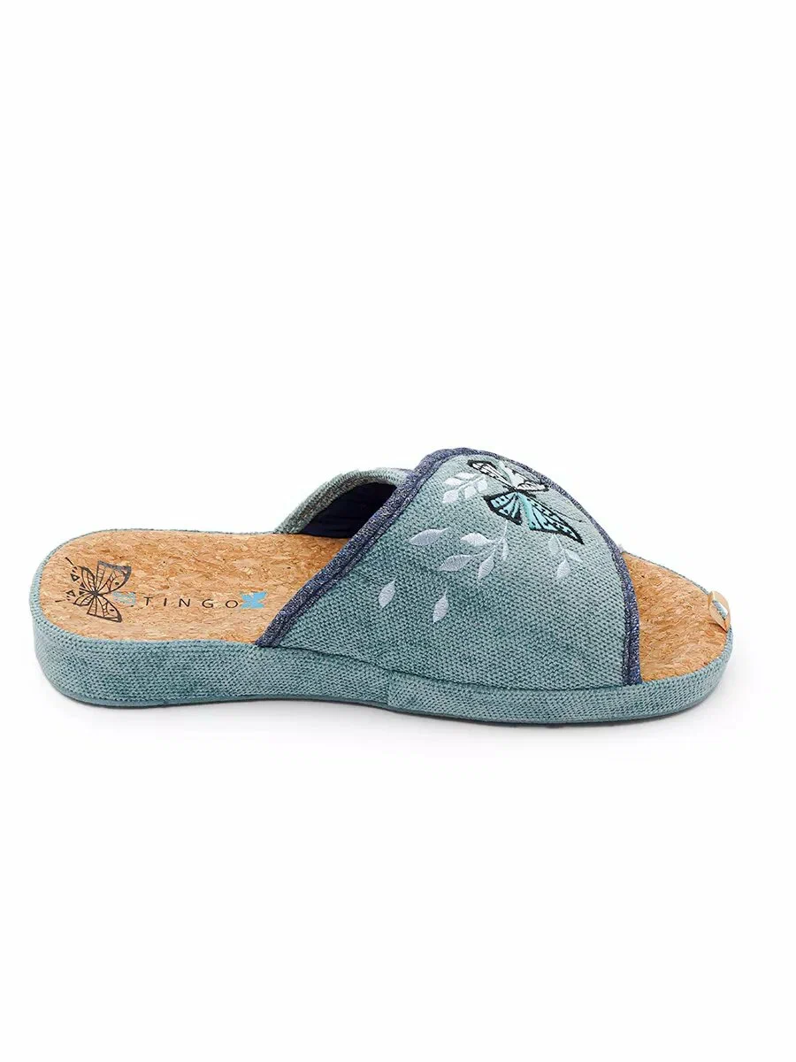 Тапочки женские Tingo 31537 HL бирюзовый