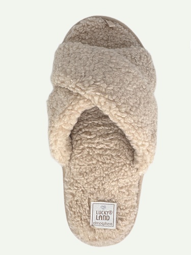 Тапочки женские Lucky Land 4782 W-CH-O светло-коричневый
