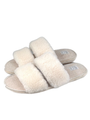 Тапочки женские Lucky Land 3271 W-ALO белый