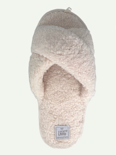 Тапочки женские Lucky Land 4782 W-CH-O бежевый