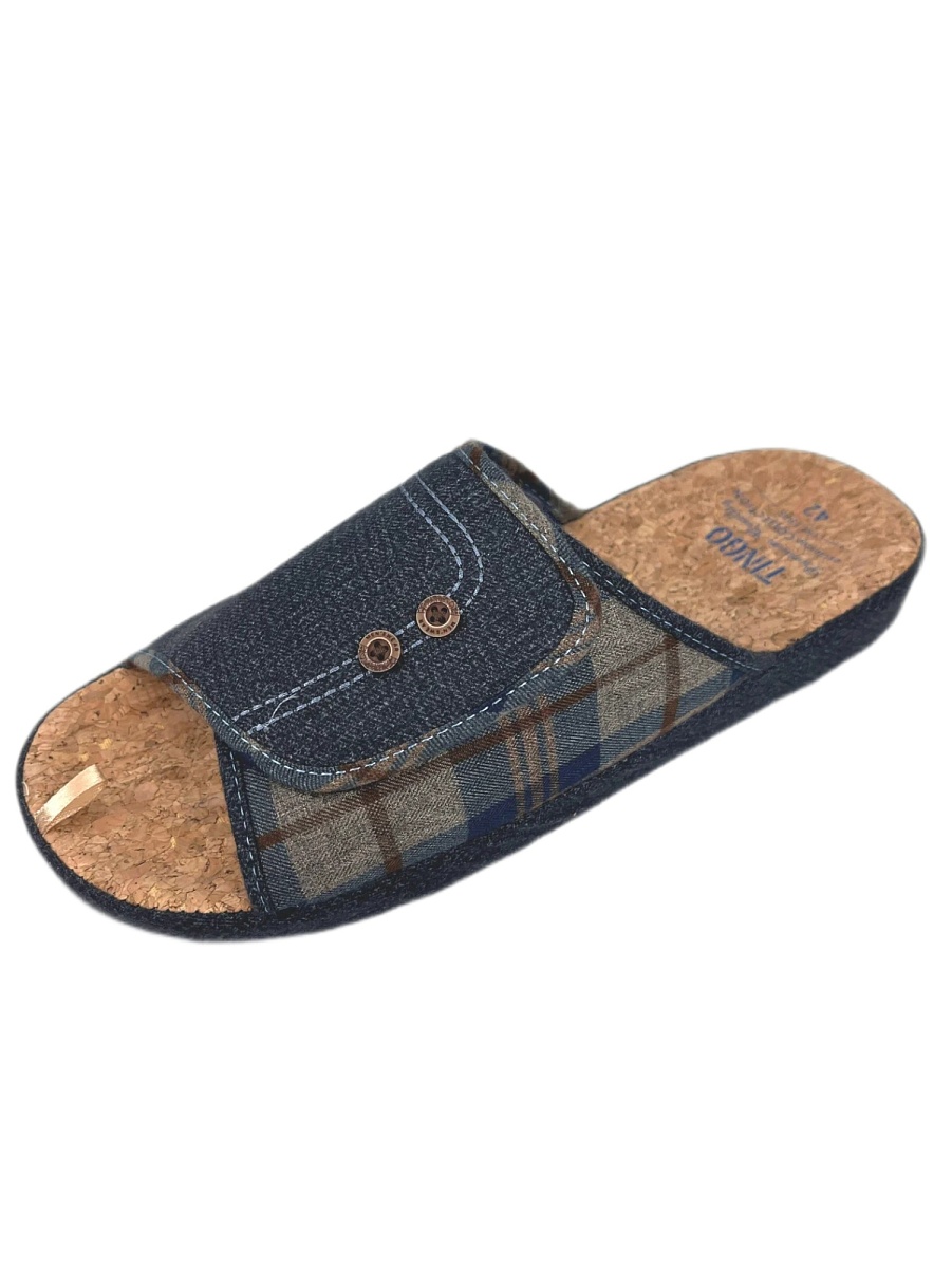 Тапочки мужские Tingo 30183 ДМ синий