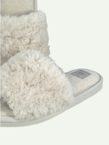 Тапочки женские Lucky Land 4788 W-CH-O бежевый