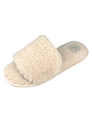 Тапочки женские Lucky Land 4784 W-CH-O молочный