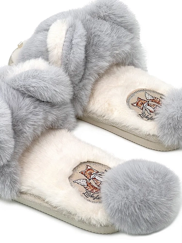 Тапочки женские Lucky Land 4326 W-CH-O серый