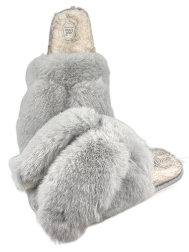 Тапочки женские Lucky Land 5069W-C-LPVC серый