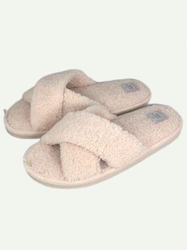 Тапочки женские Lucky Land 4782 W-CH-O бежевый