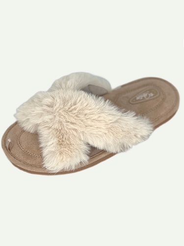 Тапочки женские Lucky Land 4577 W-CH-O бежевый