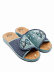 Тапочки женские Tingo 31537 HL бирюзовый | Тапки Подарки