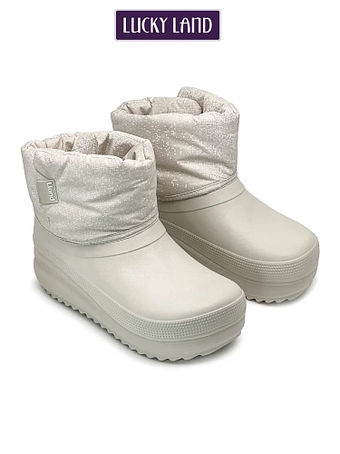 Сапоги женские Lucky Land 4881 W-MT-EVA молочный