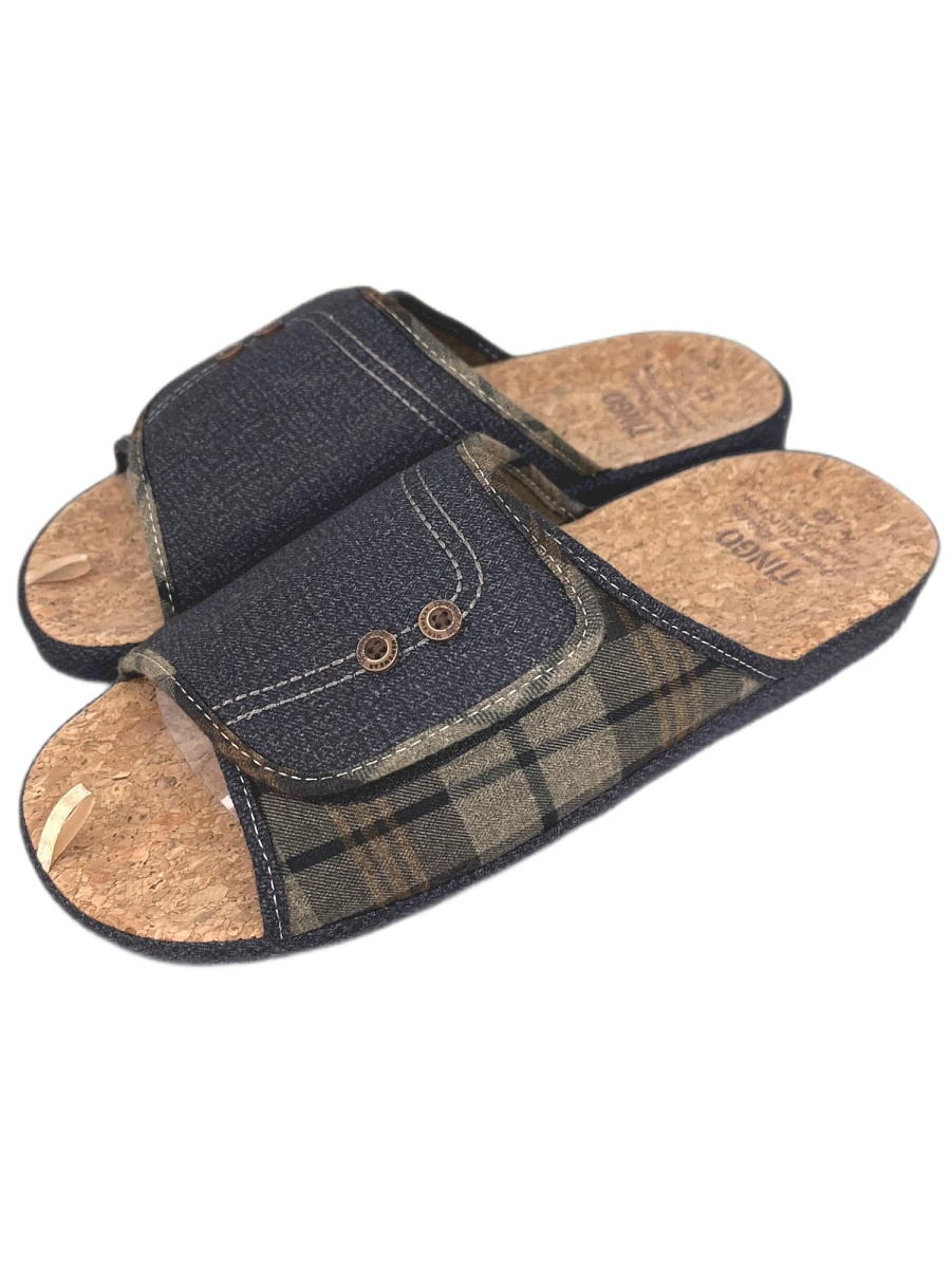 Тапочки мужские Tingo 30183 ДМ коричневый