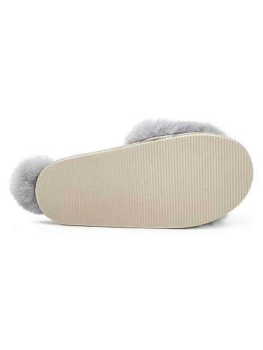 Тапочки женские Lucky Land 4326 W-CH-O серый