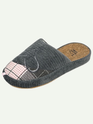 Тапочки женские  BADEN 026-030 SJ серый