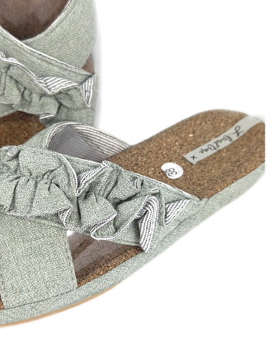 Тапочки женские Lucky Land 3411 W-AO-S зелёный