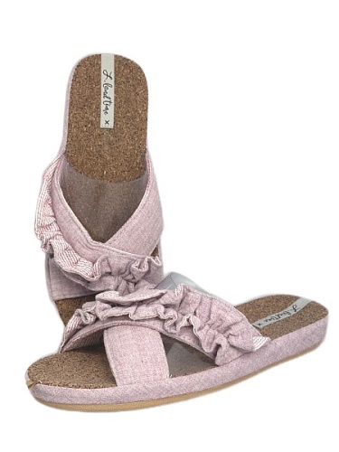 Тапочки женские Lucky Land 3411 W-AO-S розовый