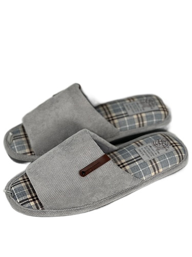 Тапочки мужские Lucky Land 4368 M-CH-O светло-серый