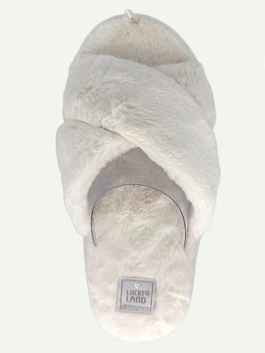 Тапочки женские Lucky Land 4790 W-CH-O белый