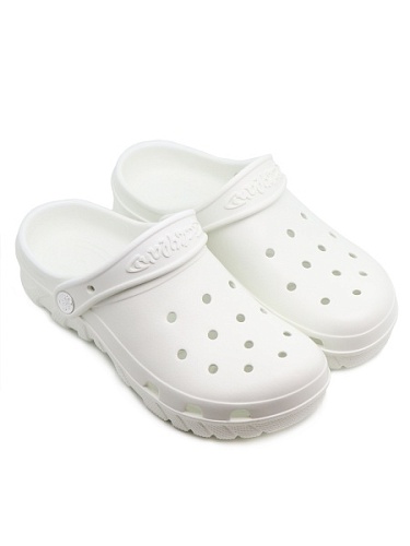 Сабо женские Lucky Land 3719 W-S-EVA белый с белым ремешком