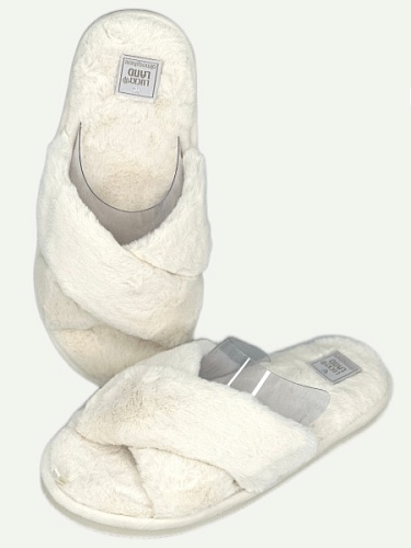 Тапочки женские Lucky Land 4790 W-CH-O белый