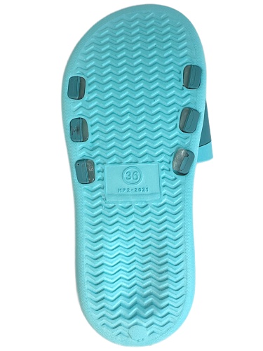 Шлёпанцы женские Alfox 5519 A бирюзовый
