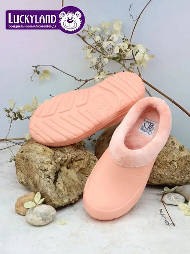 Галоши женские Lucky Land 3759 W-L-EVA персиковый
