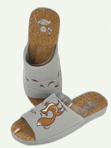 Тапочки женские Tingo 2445 HL серый