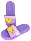 Картинка Шлёпанцы женские Alfox 5519 A фиолетовый | Тапки Подарки Шлёпанцы женские Alfox 5519 A фиолетовый | Тапки Подарки