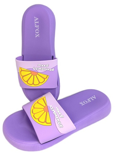 Шлёпанцы женские Alfox 5519 A фиолетовый