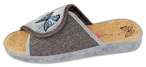 Тапочки женские Tingo 31537 HL серый