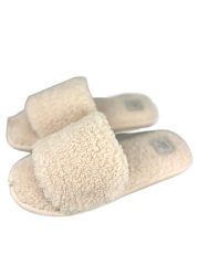 Тапочки женские Lucky Land 4784 W-CH-O молочный