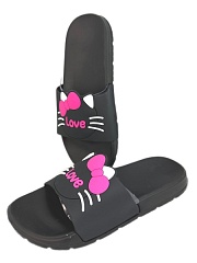 Шлёпанцы женские Alfox 5516 A чёрный