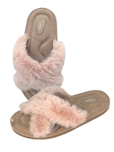 Тапочки женские Lucky Land 4577 W-CH-O розовый