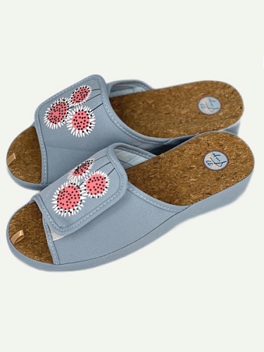 Тапочки женские Tingo 2442 HL голубой