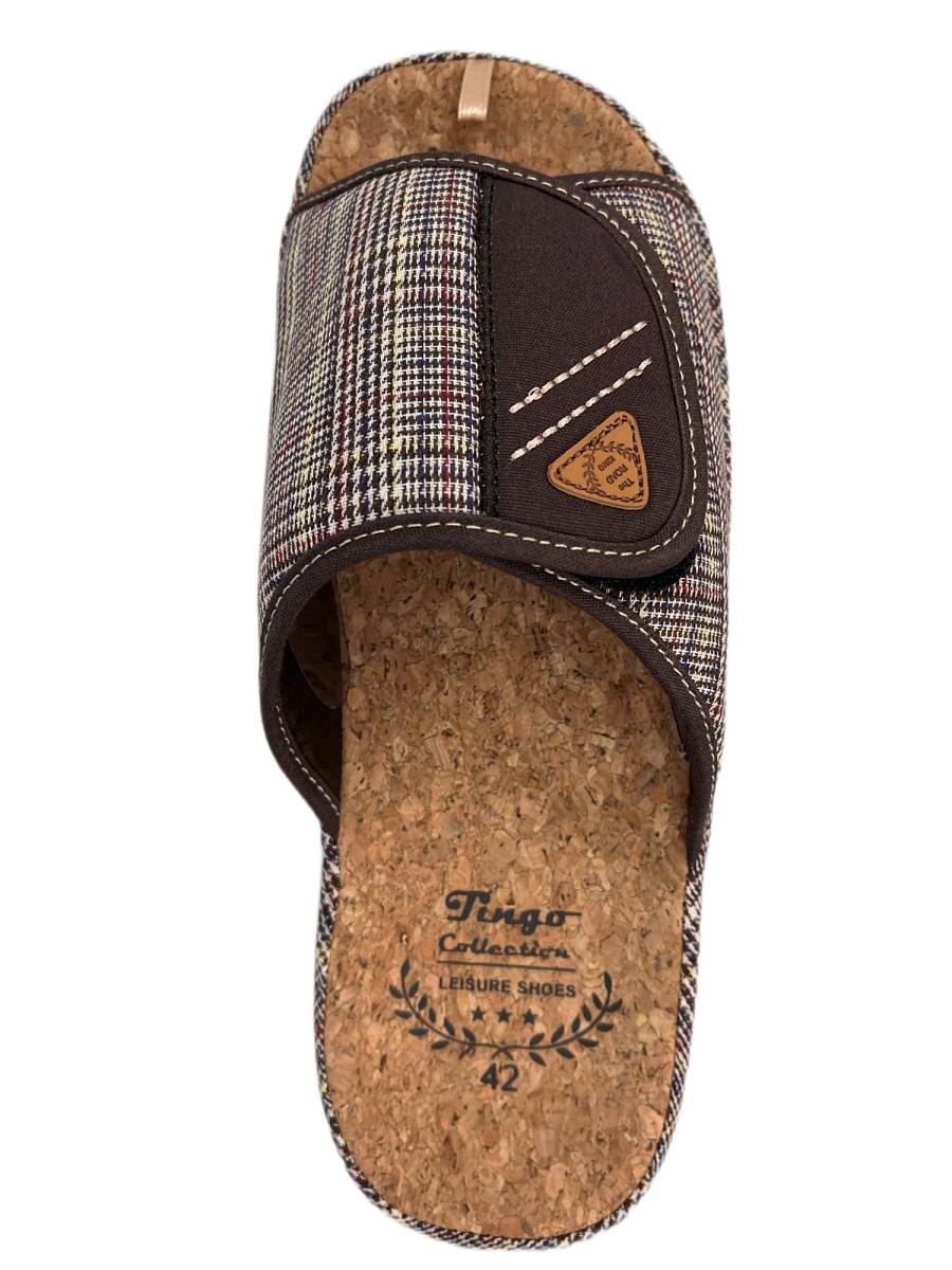 Тапочки мужские Tingo 2875 ДМ коричневый