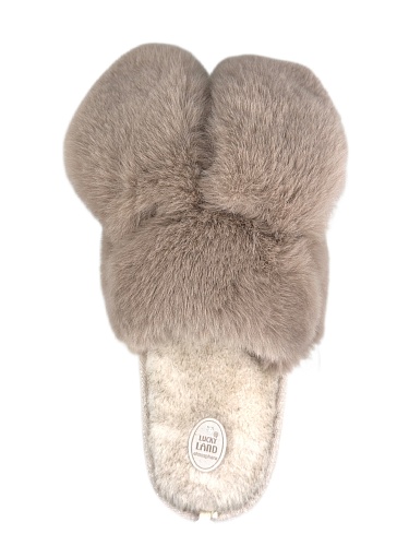 Тапочки женские Lucky Land 5069W-C-LPVC коричневый