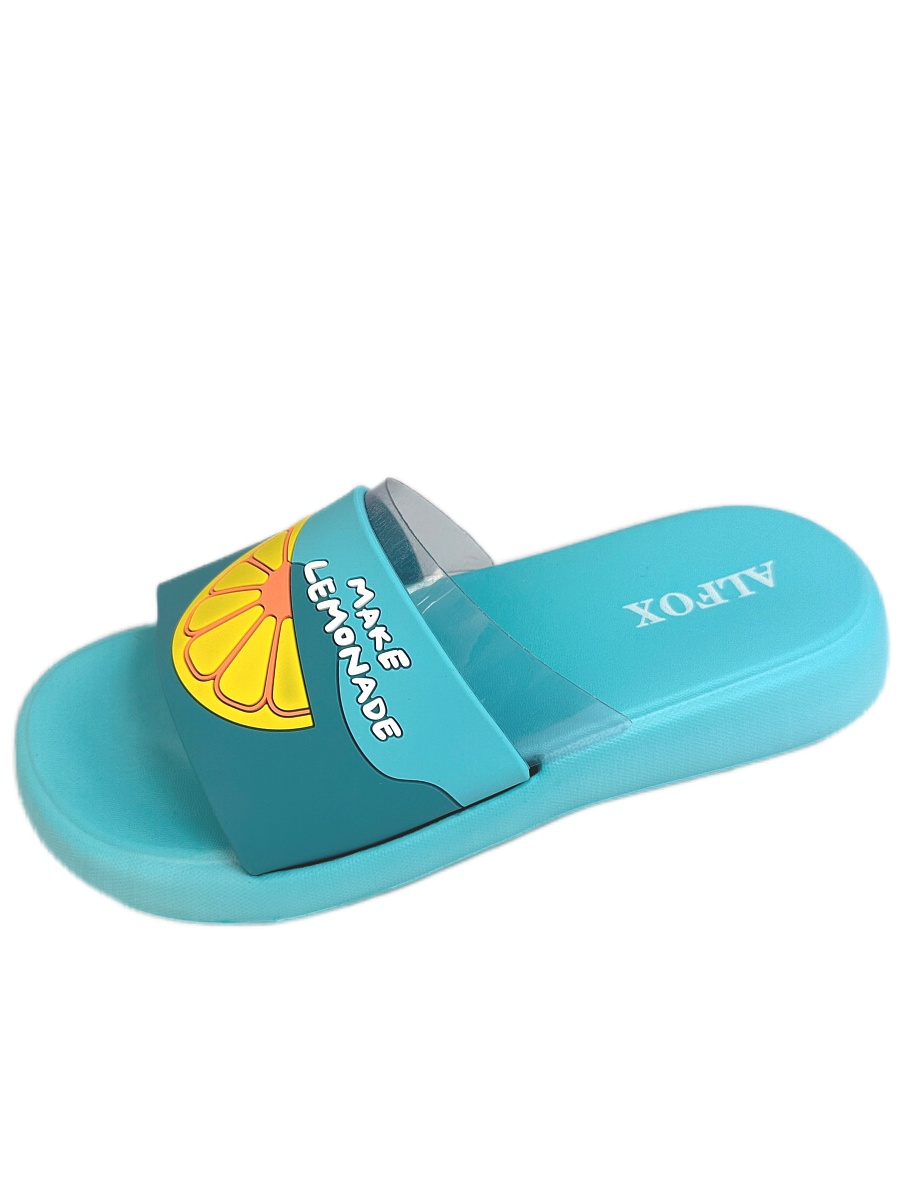 Шлёпанцы женские Alfox 5519 A бирюзовый