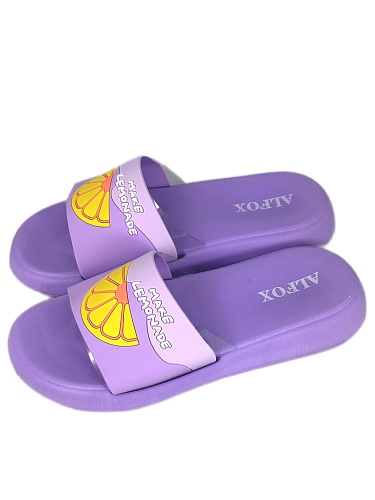 Шлёпанцы женские Alfox 5519 A фиолетовый