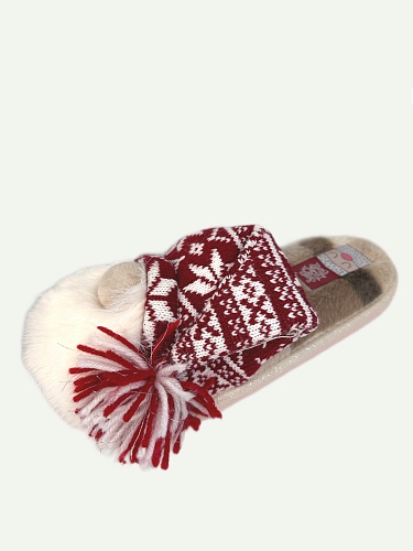 Тапочки женские Lucky Land 4323 W-CH-O красный