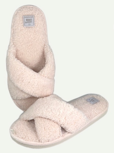 Тапочки женские Lucky Land 4782 W-CH-O бежевый