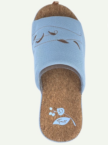 Тапочки женские Tingo 2445 HL голубой