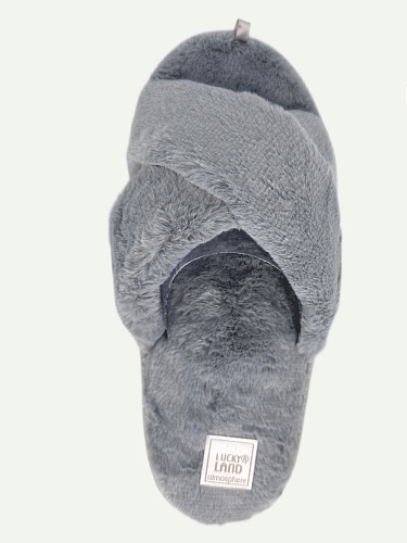 Тапочки женские Lucky Land 4790 W-CH-O тёмно-серый