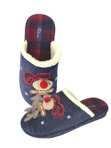 Тапочки женские  BADEN 008-181 SE синий