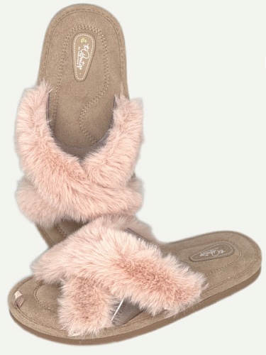 Тапочки женские Lucky Land 4577 W-CH-O розовый